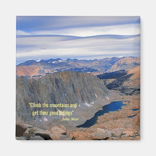 Imán Escalar las montañas (Frente)