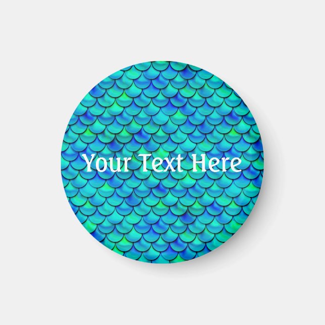 Imán Escalas azules de Aqua Falln (Frente)