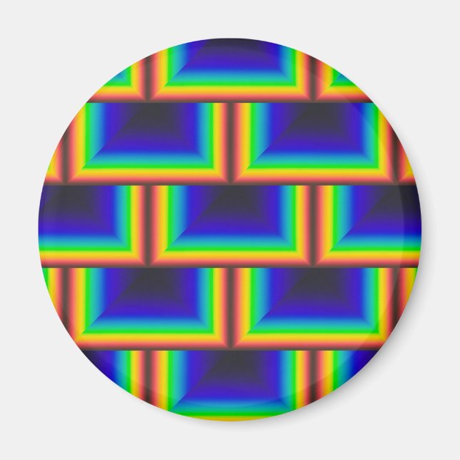 Imán Escalas cuadradas de espectro solar (Frente)