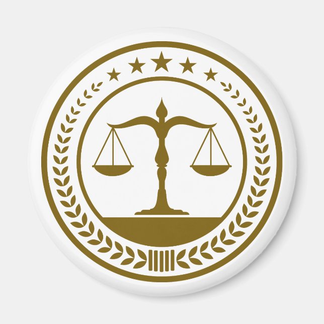 Imán Escalas de justicia | Clásica (Frente)