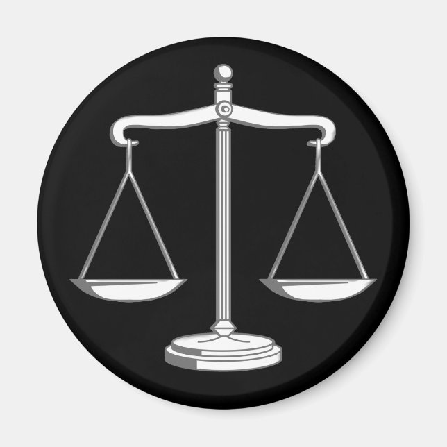 Imán Escalas de justicia | Clásica (Frente)