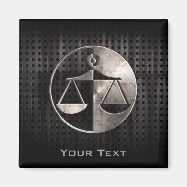 Imán Escalas de justicia reforzadas (Frente)