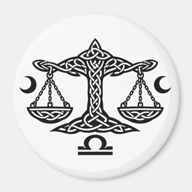 Imán Escalas de Libra Celta por BurnsInHell (Frente)