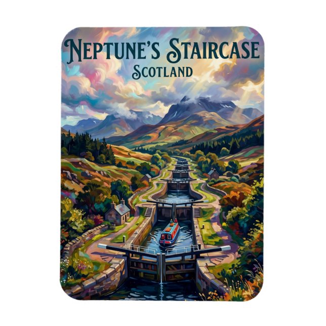 Imán Escalera de Neptuno Escocia (Vertical)