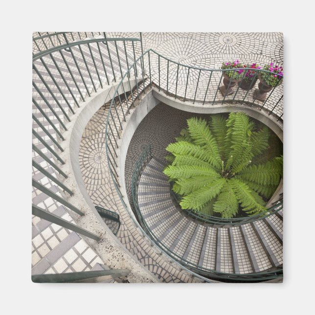 Imán Escalera espiral en el Embarcadero Center (Frente)