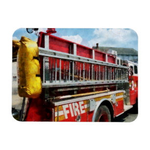 Imán Escalera larga en el coche de bomberos