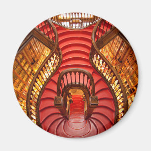 Imán Escalera roja ornamentada, Portugal