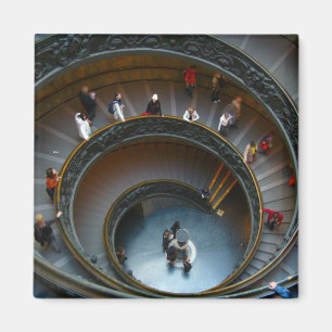 Imán escaleras circulares vaticanas