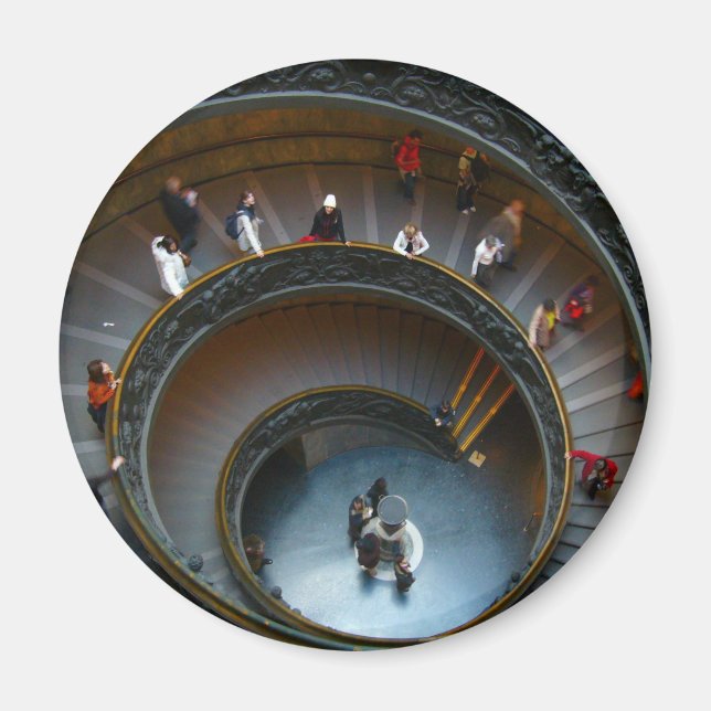 Imán escaleras de circunferencia vaticana (Frente)
