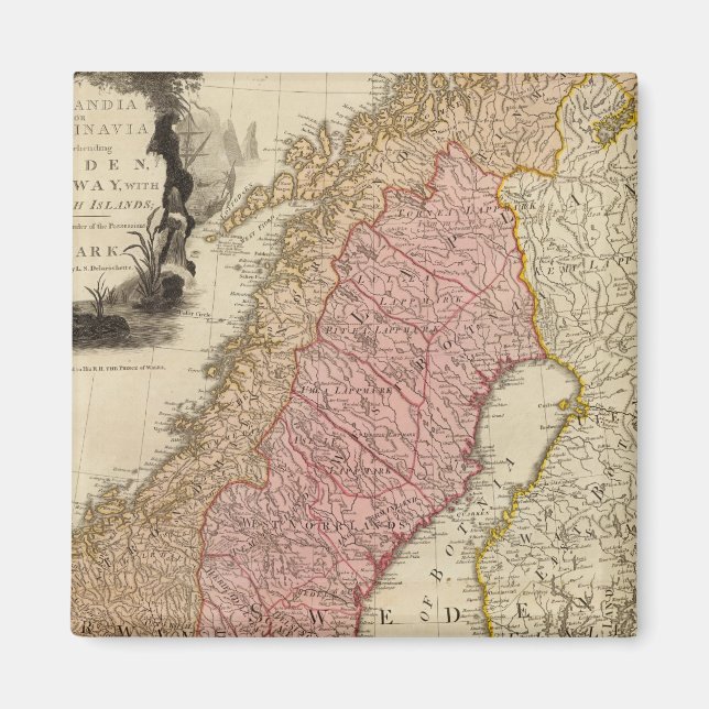 Imán Escandia, Escandinavia (Frente)