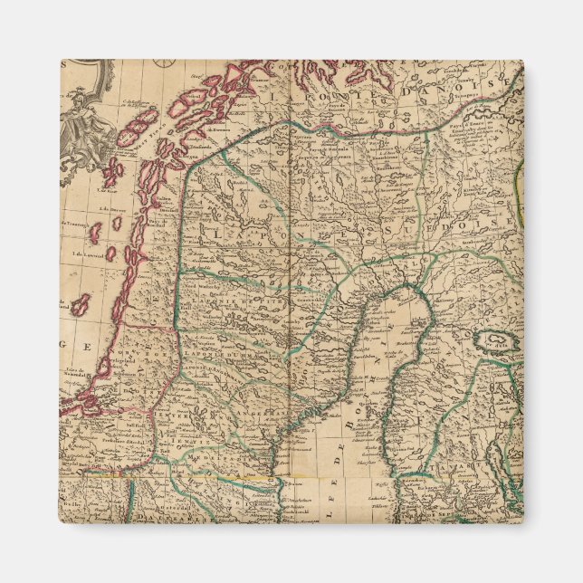 Imán Escandinavia, Suecia, Dinamarca 2 (Frente)