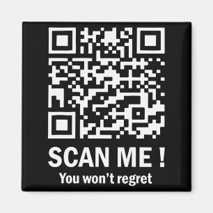 Imán Escanéame No Te Arrepentirás Divertido Qr Trump Ba