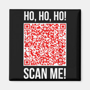 Imán ¡Escanéame! Qr Escanéame Chiste Divertido Santa Fe