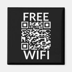 Imán Escaneo Divertido Wifi Gratuito Trump Bailando Bro