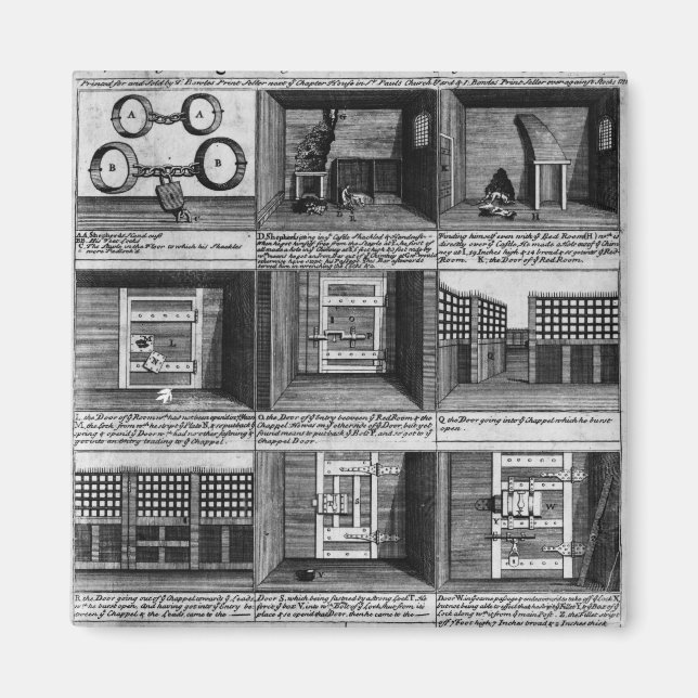 Imán Escapada de Shepherd de la prisión Newgate (Frente)