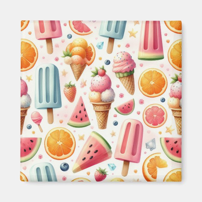 Imán Escapada dulce de verano (Frente)