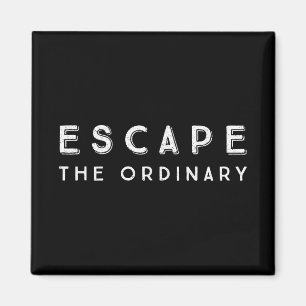 Imán Escapar De La Cita Inspiradora Ordinaria