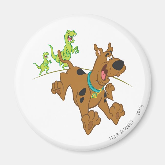 Imán Escape de los dinosaurios Scooby-Doo (Frente)