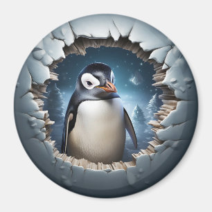 Imán Escape pingüino 3D