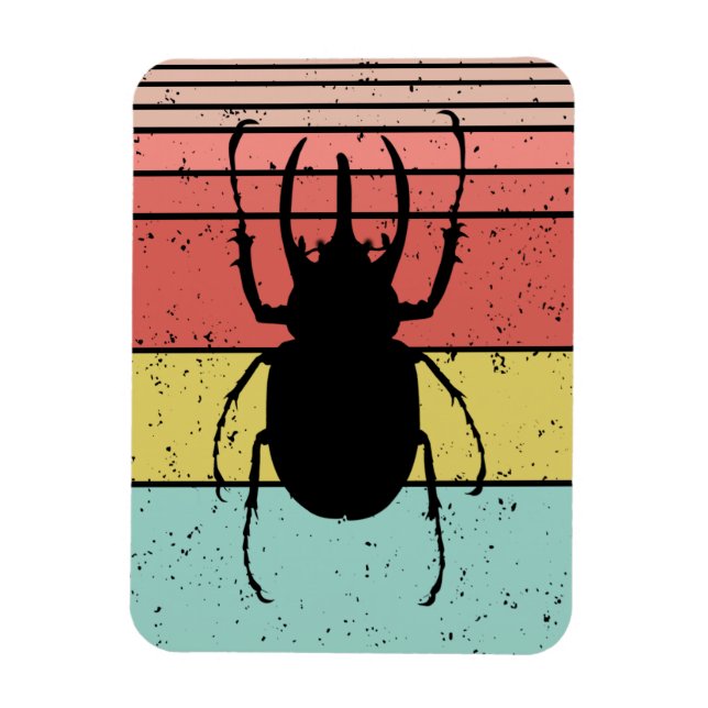 IMÁN ESCARABAJO INSECTO ANTIGUO (Vertical)