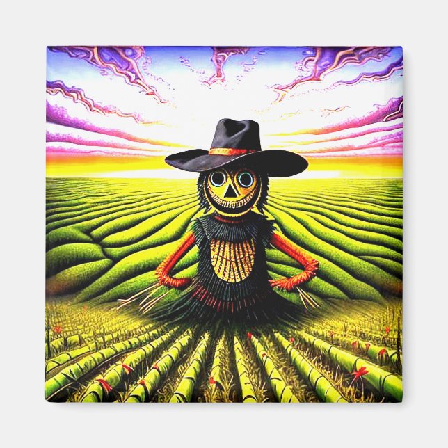 Imán Escarapela en campos vegetales 2 (Frente)