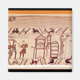 Imán Escarbar las fortificaciones para un campamento en