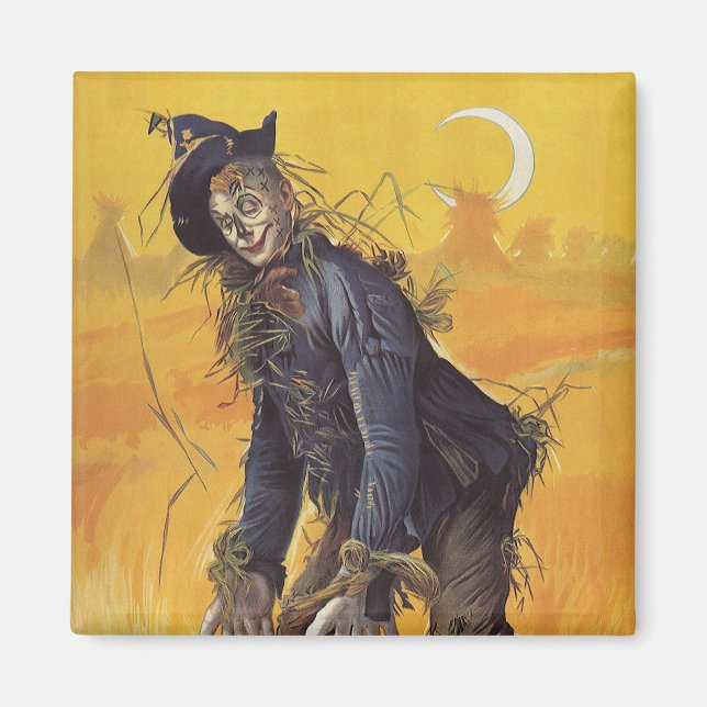 Imán Escarecrow del Mago de Oz, cuentos de hadas de épo (Frente)