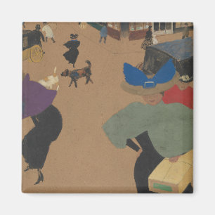 Imán Escena callejera en París