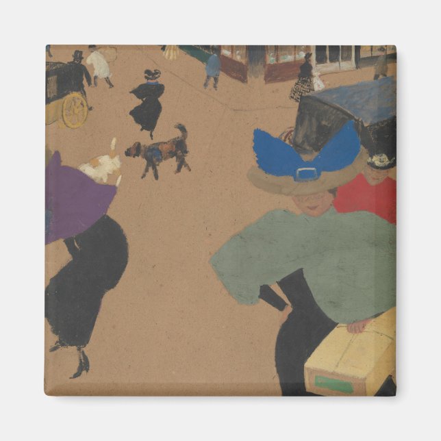 Imán Escena callejera en París (Frente)