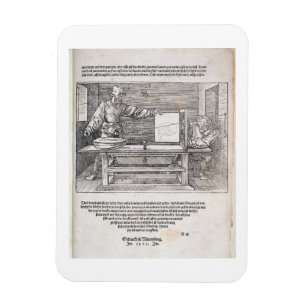 Imán Escena curso de Durer del "en el arte del dibujo",
