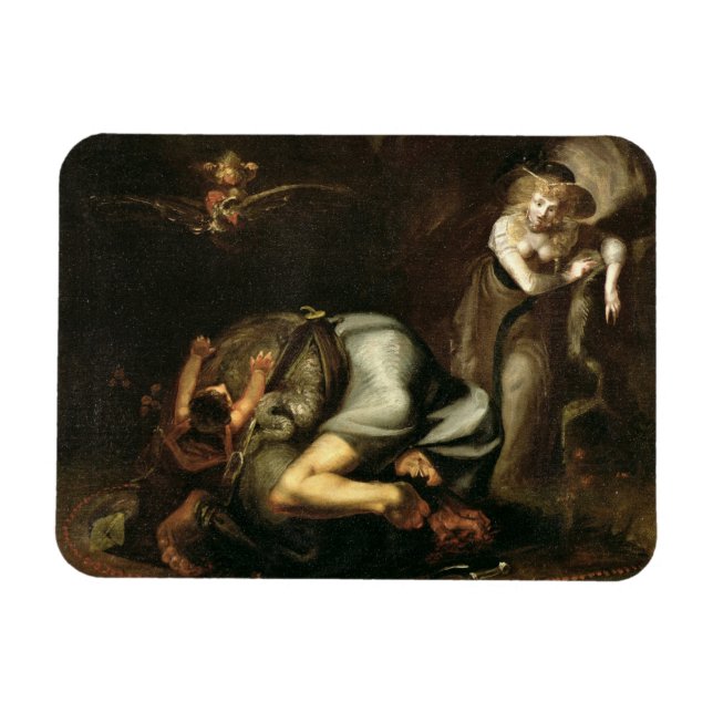 Imán Escena de brujas de 'La masca de las reinas' por B (Horizontal)