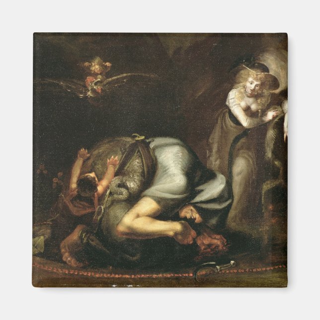 Imán Escena de brujas de 'La masca de las reinas' por B (Frente)