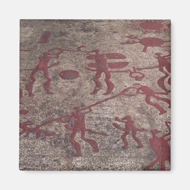 Imán Escena de caza (Frente)