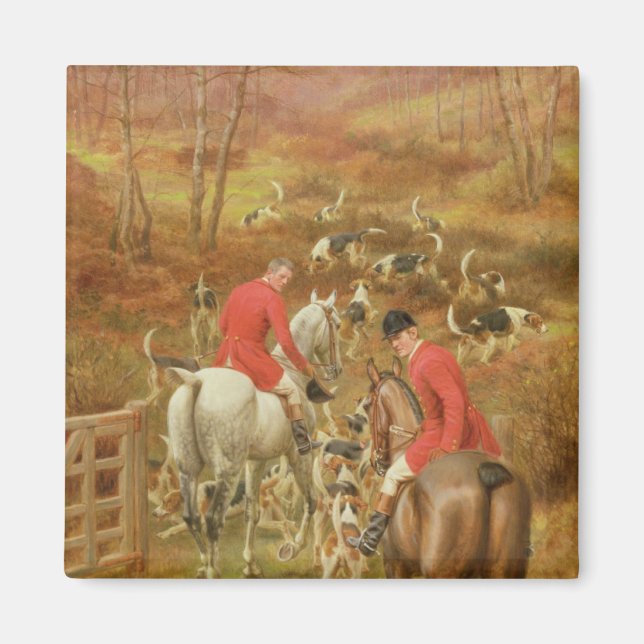 Imán Escena de caza, 1906 (Frente)