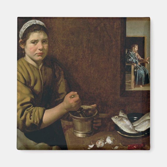 Imán Escena de cocina (Frente)