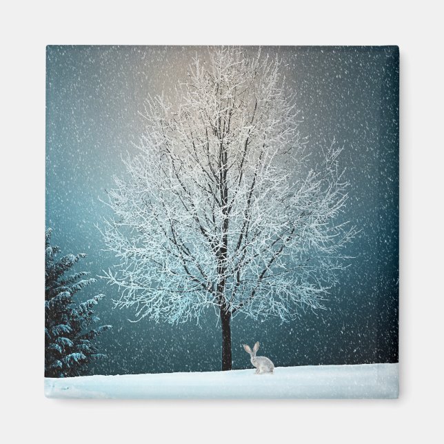 Imán Escena de invierno (Frente)
