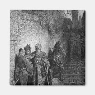 Imán Escena de la abertura 'de la escarcha del antiguo
