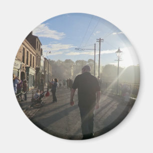 Imán Escena de la calle del museo de País Negro