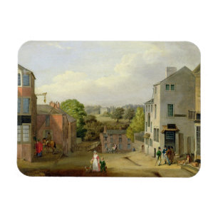 Imán Escena de la calle en Chorley, Lancashire, con una