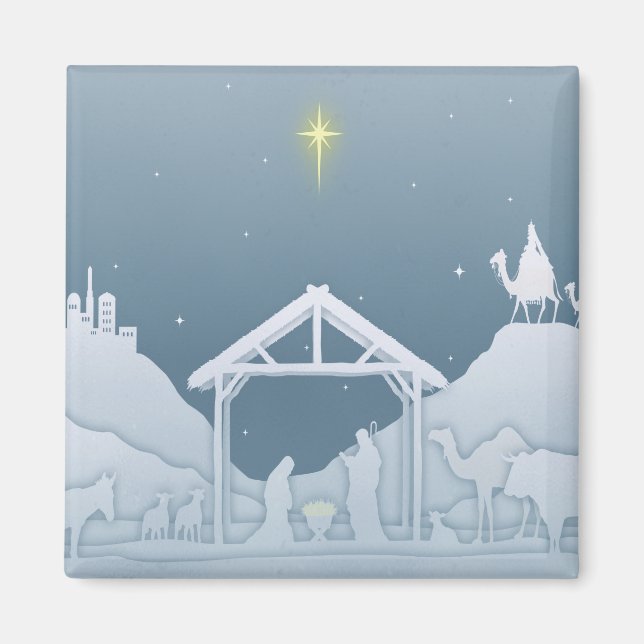 Imán Escena de la natividad (Frente)