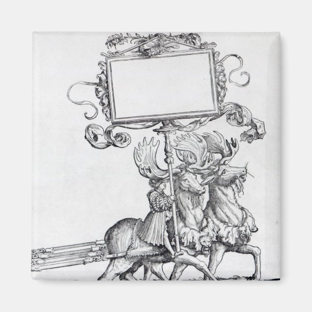 Imán Escena de la procesión triunfal de Maximilian (Frente)