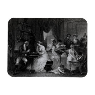 Imán Escena de la sala de estar, a partir "del día