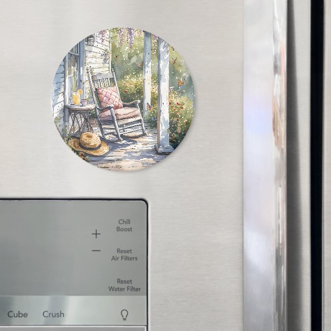 Imán Escena de la silla Roca de Puch Wisteria (In situ (nevera))