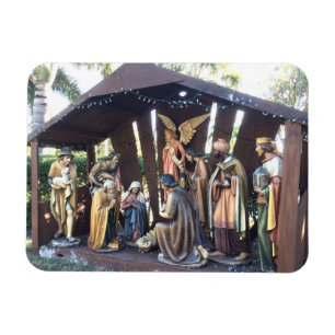 Imán Escena De Natividad De Los navidades. Sanibel Es.,
