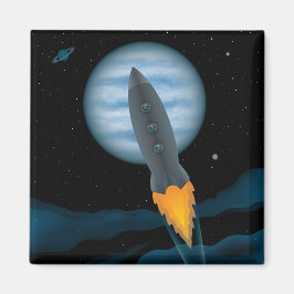 Imán Escena de Nave Espacial Cósmica