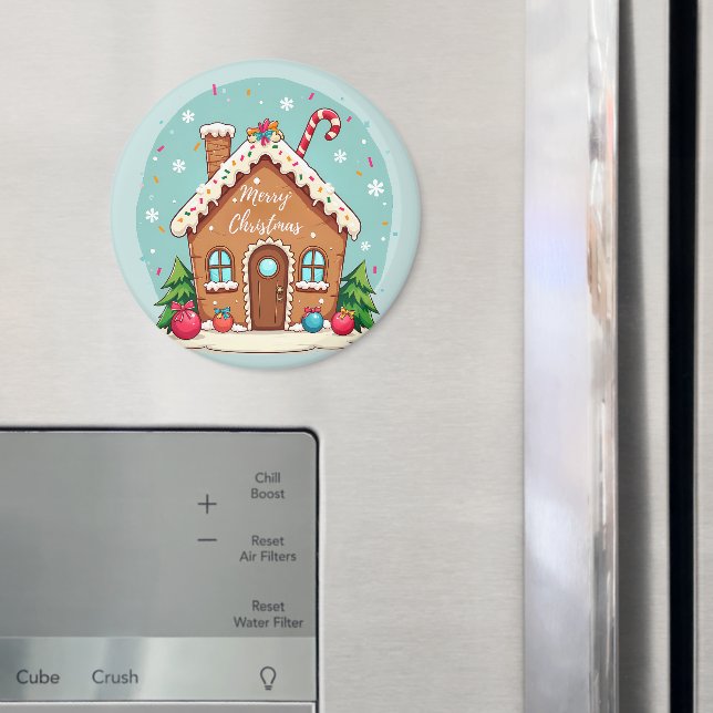 Imán Escena de Navidades de la Casa de Gingerbread (In situ (nevera))