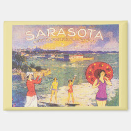 Imán Escena de Sarasota Florida de los años 20