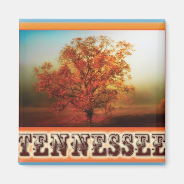 Imán Escena del árbol de caída de Tennessee (Frente)