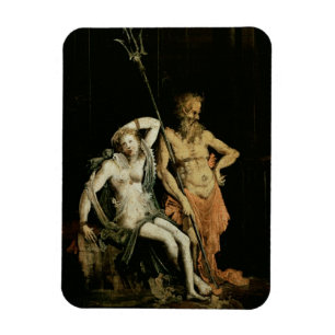 Imán Escena del infierno: detalle que muestra a Hades y