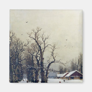 Imán Escena del invierno, siglo XIX